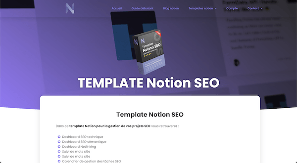 template notion
